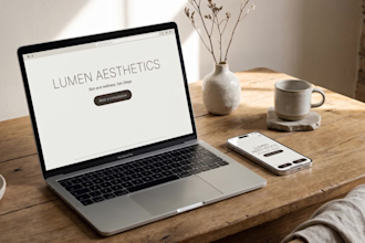 design and build a local business website that converts ad traffic