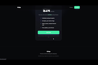 build a functional landing page with stripe payments