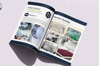 create a corporate company profile design