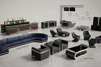 do 3d second life furniture imvu vrchat assets sims virtual apartment full perm