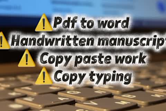 convert PDF images notes to word