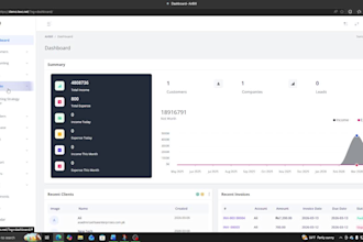 build a modern erp system with billing, inventory, CRM , HR