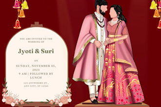 make an invitation card for you
