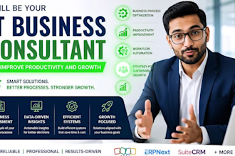 be your business consultant to improve sales,  business growth