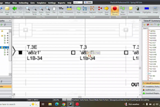 do electrical estimating and material takeoff
