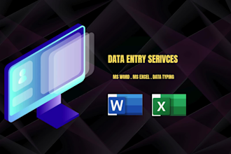 do fastest data entry copy paste and ms document