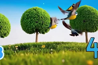 create 3d kids video animation for preschool learning video