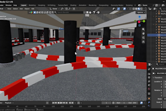 build a custom kart track for assetto corsa and krp