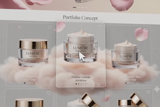 design a stunning ai powered website with 3d visuals