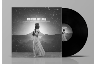 design creative music album cover or single song artwork