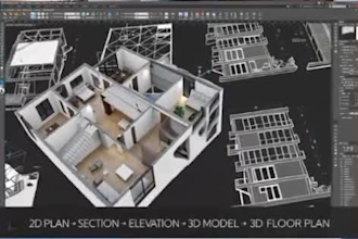 do  complete architecture permit drawing set in just one day