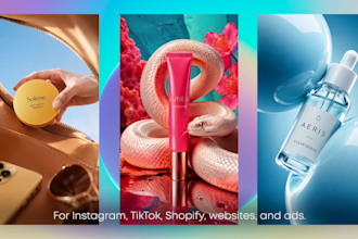 create realistic ai product photos for skincare and cosmetics