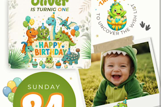 create a personalized interactive web birthday invitation for kids