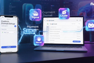 do landing page with integration and domain