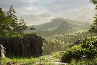 make 3d game environment design in unreal engine 5 level design map 3d landscape