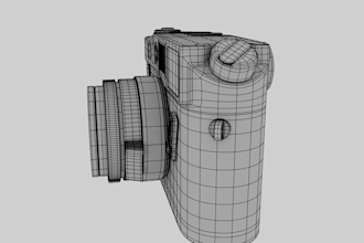 create a realistic 3d model fully modeled and textured