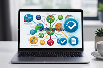 professionally create colorful mind or concept maps in 24 hours