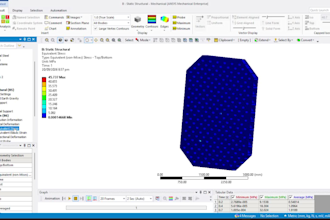 perform ansys static structure and stress analysis