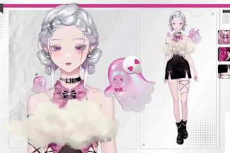 draw and rig 2d vtuber model vtuber model live2d vtuber 2d anime vtuber rigging
