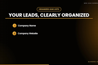 generate targeted b2b leads and prospect lists