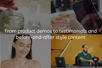create female skincare ugc ads for instagram and tiktok
