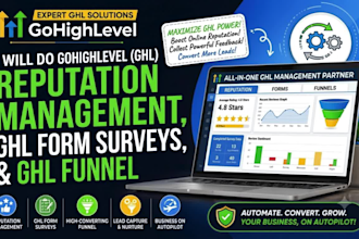 do gohighlevel ghl reputation management ghl form surveys ghl funnel
