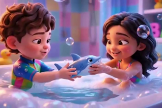 do ultra 3d pixar ai animation, cocomelon style, educational kids learning video