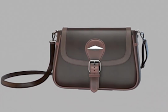 do custom 3d bag modeling, bag design, 3d fashion products and animation