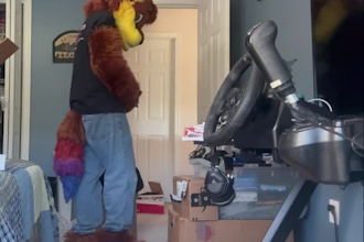 design a custom fursuit or mascot costume for cosplay