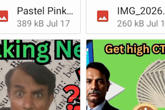 design eye catching youtube thumbnail for your channel