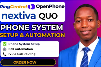 setup ringcentral quo nextiva aircall IVR ai calling agent SMS automation