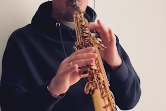 record soprano saxophone solo with your tracks