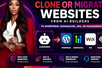 clone loveable ai websites to wordpress, ghl or wix
