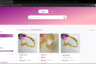 build ecommerce website with react frontend or django backend