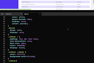 develop custom frontend website using HTML CSS javascript