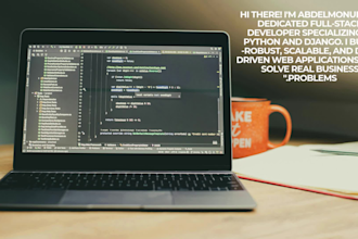 be your expert django python developer for web applications