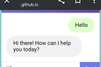 create a chatgpt style ai chatbot UI with responsive design