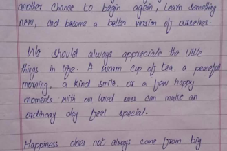 write neat and beautiful