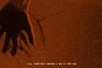 create a cinematic brutal animated metal lyric video in 4k