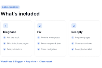 fix google adsense rejection, low value content and adsense approval issues