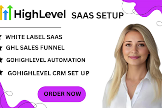 setup gohighlevel white label saas  ghl website  automation and funnel