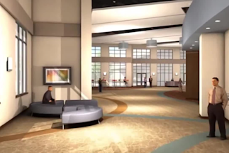 design 3d church interior and exterior, temple, synagogue elevation with renders