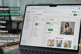 create custom shopify sections and product pages