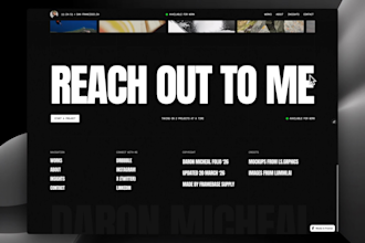 design and build a custom framer website