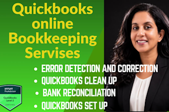 do quickbooks online bookkeeping and accounting and quickbooks online cleanup