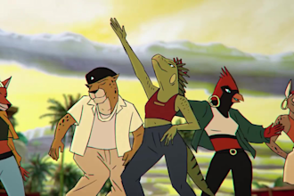 create 2d cartoon, character animation, anime short film, kids video