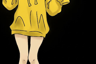 draw anime character sprites