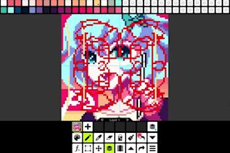 do 2d pixel art animation, sprite sheet, and game assets, pixel art design