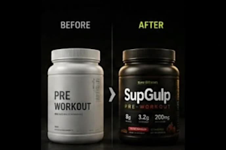 design premium supplement label and packaging for vitamins and protein