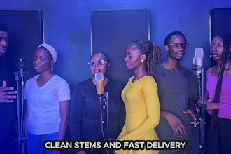 add choir or background vocals and harmony to your song